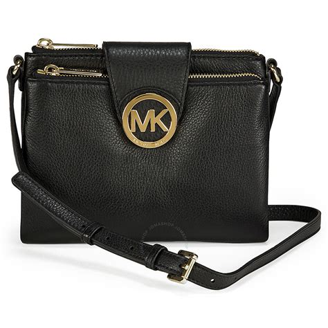 michael kors black fulton handbag|michael kors fulton bag.